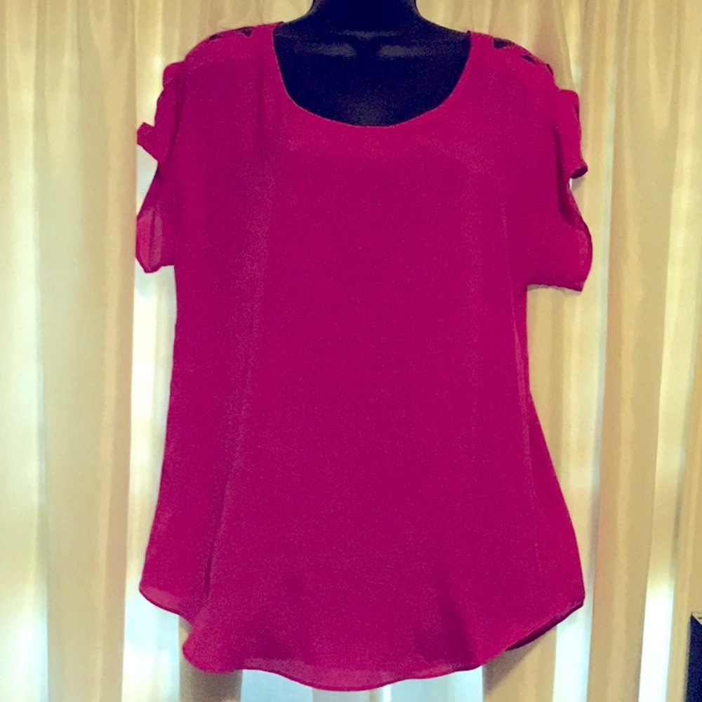 Express Hot Pink Blouse